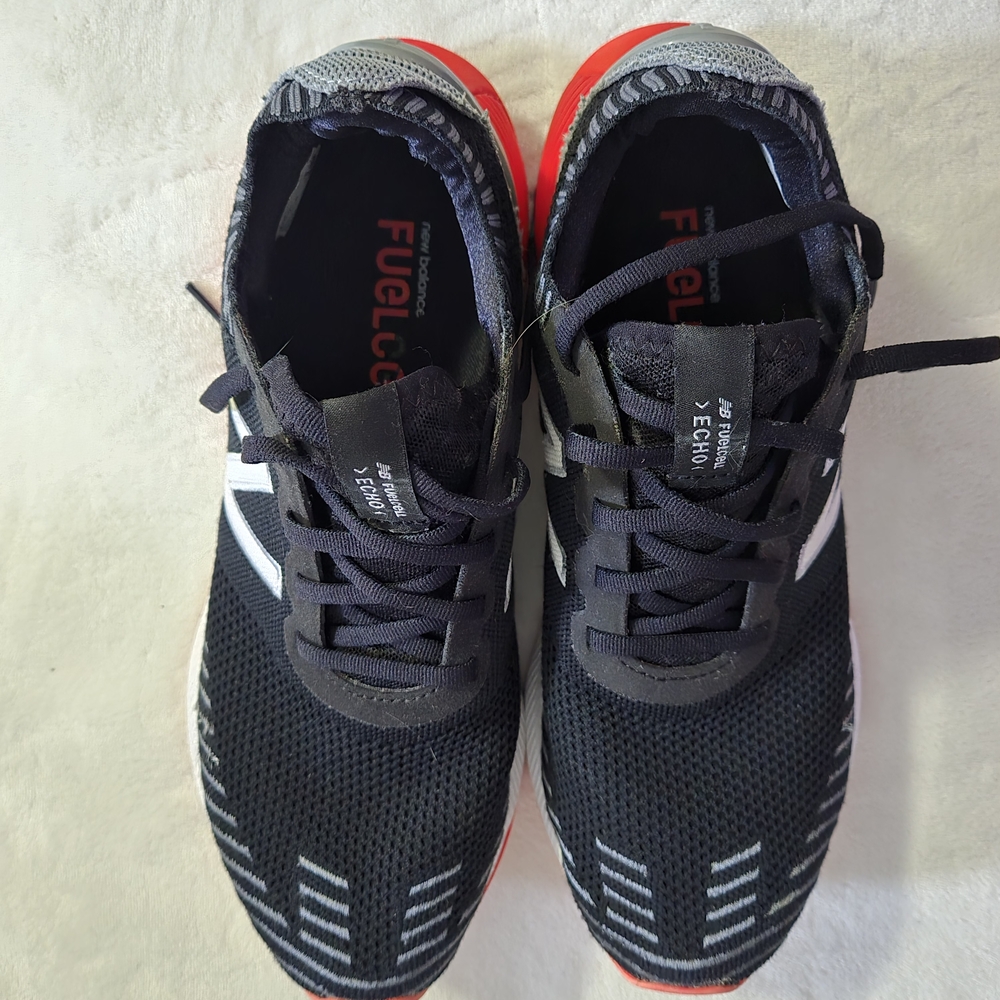New Balance Black and Red Athletic Shoes